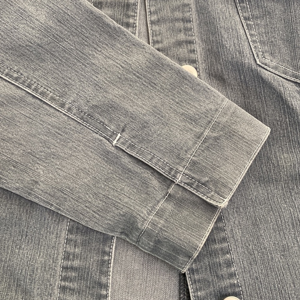 Live a Little Denim Shirt Jac - Picture 7 of 7